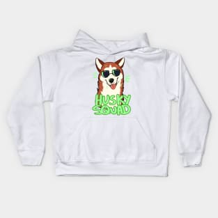 HUSKY SQUAD (red) Kids Hoodie